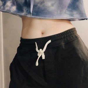 american eagle sweatpants size medium dark grey